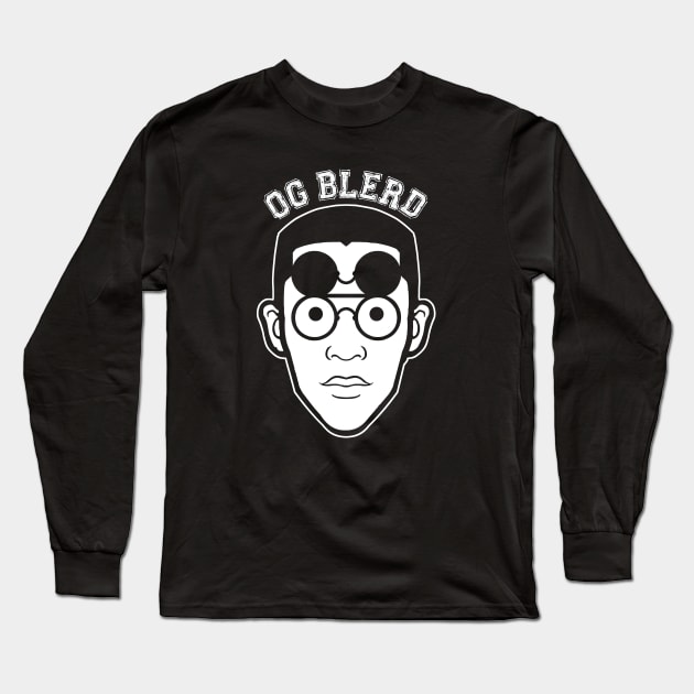 OG Blerd Long Sleeve T-Shirt by BlackActionTeesOnDemand